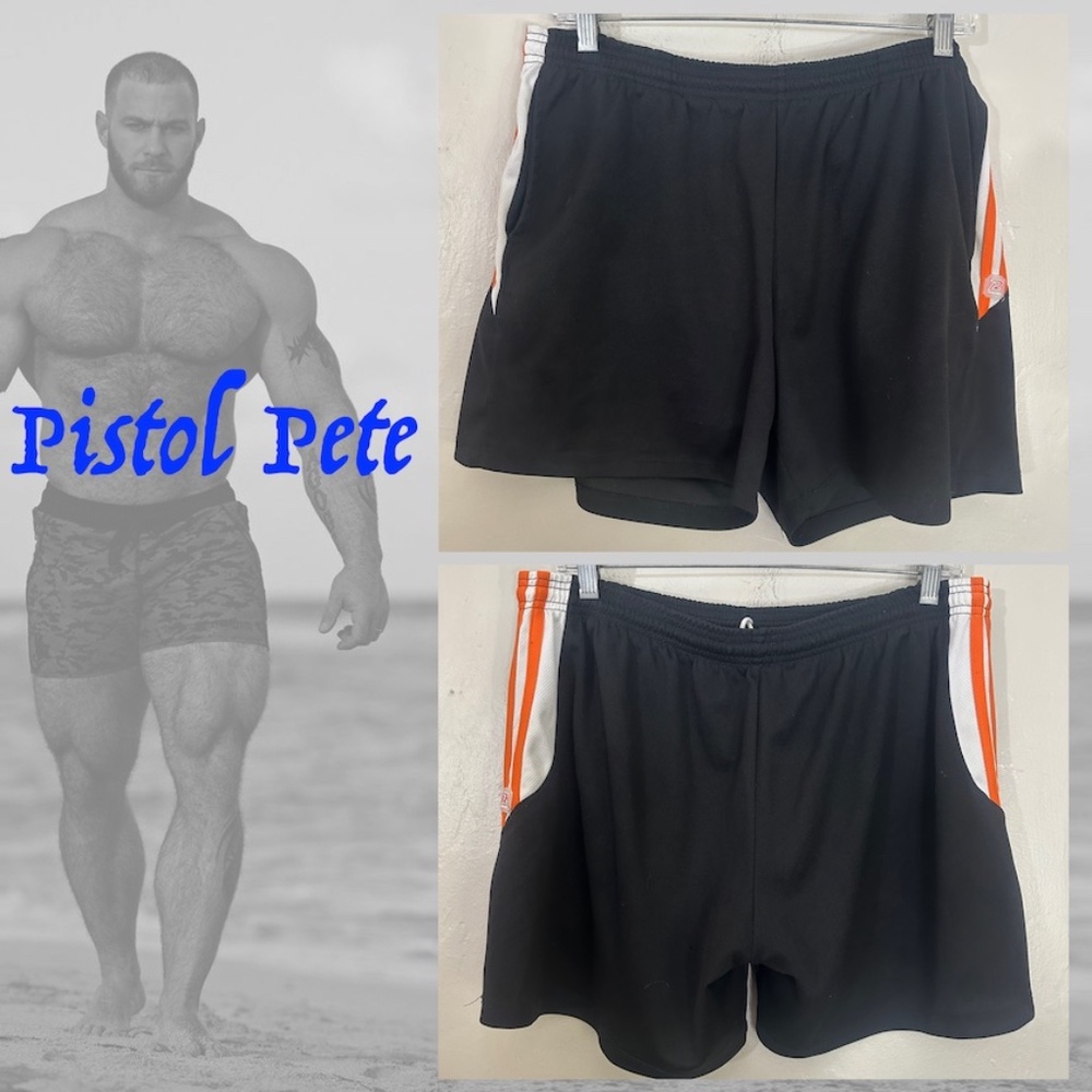 Pistol Pete Athletic Shorts XL Gently worn 100% polyester Elastic waist